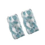 Maxbell Leg Warmer Long Boot Cuffs Cover Fashion for Adult Party Costumes Green White