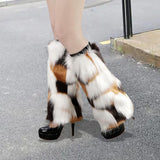 Maxbell Leg Warmer Long Boot Cuffs Cover Fashion for Adult Party Costumes Aureate