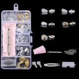 Maxbell Eye Glasses Nose Support Pads Eyeglass Repair Kit Micro Screwdriver StyleA