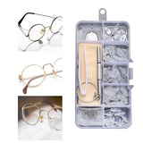 Maxbell Eye Glasses Nose Support Pads Eyeglass Repair Kit Micro Screwdriver StyleC