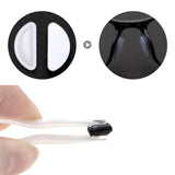 Maxbell Glasses Nose Pads Eyeglasses Nose Pads Non Slip Adhesive for Eyeglass Frames Black