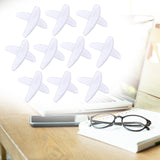 Maxbell Glasses Nose Pads Eyeglasses Nose Pads Non Slip Adhesive for Eyeglass Frames Transparent