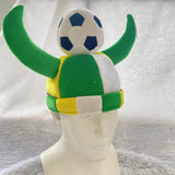 Maxbell Football Hat Headgear Headwear Dress up for Adults Cheering Soccer Ball Game