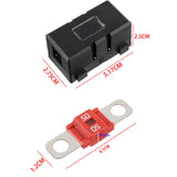 Maxbell Fuse Holder 58V DC for Fuses Passenger cars 50A
