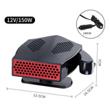 Maxbell Electric 12V Car Heater Defogger Fast Heating for Automobile Vehicles