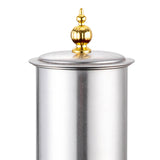 Maxbell Large Tray Stainless Steel with Tray for Hotel Argent