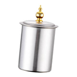 Maxbell Large Tray Stainless Steel with Tray for Hotel Argent