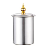 Maxbell Large Tray Stainless Steel with Tray for Hotel Argent