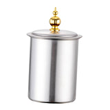 Maxbell Large Tray Stainless Steel with Tray for Hotel Argent