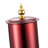 Maxbell Large Tray Stainless Steel with Tray for Hotel Red
