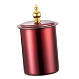 Maxbell Large Tray Stainless Steel with Tray for Hotel Red