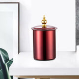 Maxbell Large Tray Stainless Steel with Tray for Hotel Red