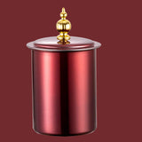 Maxbell Large Tray Stainless Steel with Tray for Hotel Red