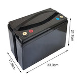 Maxbell Batteries Carrier Case Durable Carrying Hard Bag for RV Motorcycle