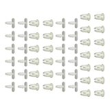 Maxbell 50x Car Retainer Clips Bumper Clips Fastener Clips for Maintenance