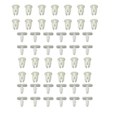Maxbell 50x Car Retainer Clips Bumper Clips Fastener Clips for Maintenance