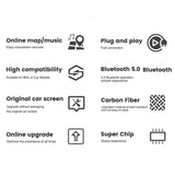 Maxbell Carplay Wireless Connection for above Phone Call Support Voice Control