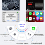 Maxbell Carplay Wireless Connection for above Phone Call Support Voice Control