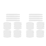 Maxbell Door Handle Film Protector Stickers protective Mouldings 4x bowl  4x Strips