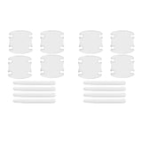Maxbell Door Handle Film Protector Stickers protective Mouldings 4x bowl  4x Strips