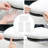 Maxbell Door Handle Film Protector Stickers protective Mouldings 4x bowl  4x Strips