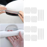 Maxbell Door Handle Film Protector Stickers protective Mouldings 4x bowl  4x Strips