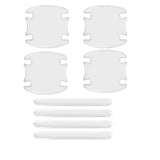 Maxbell Door Handle Film Protector Stickers protective Mouldings 4x bowl  4x Strips