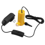 Maxbell 12V Mini Submersible Water Pump USA Power Adapter Maximum Lift 10M Accessory