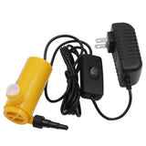Maxbell 12V Mini Submersible Water Pump USA Power Adapter Maximum Lift 10M Accessory