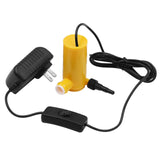 Maxbell 12V Mini Submersible Water Pump USA Power Adapter Maximum Lift 10M Accessory