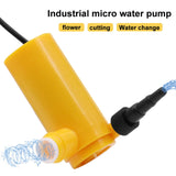 Maxbell 12V Mini Submersible Water Pump USA Power Adapter Maximum Lift 10M Accessory