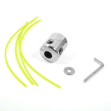 Maxbell Aluminium Trimmer Head Spool Set with 4 Mower Rope Convenient to Change