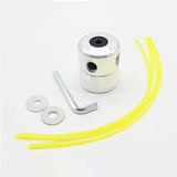 Maxbell Aluminium Trimmer Head Spool Set with 4 Mower Rope Convenient to Change