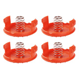 Maxbell 4Pcs Replacement Spool Cover and Springs Line Cover for Decker Durable Parts