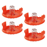 Maxbell 4Pcs Replacement Spool Cover and Springs Line Cover for Decker Durable Parts