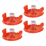 Maxbell 4Pcs Replacement Spool Cover and Springs Line Cover for Decker Durable Parts