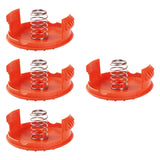 Maxbell 4Pcs Replacement Spool Cover and Springs Line Cover for Decker Durable Parts