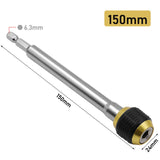 Maxbell Drill Bit Holder Extension Adapter 1/4 Hexagonal Shank Quick Release Universal 0 to 150mm