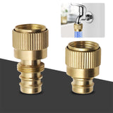 Maxbell Brass Garden Hose Tap Connector Tap Fitting for Spare Parts Replaces Durable 4 Point