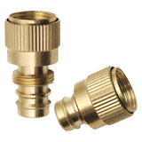 Maxbell Brass Garden Hose Tap Connector Tap Fitting for Spare Parts Replaces Durable 4 Point