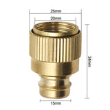 Maxbell Brass Garden Hose Tap Connector Tap Fitting for Spare Parts Replaces Durable 4 Point