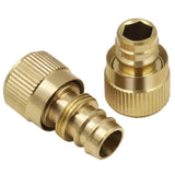 Maxbell Brass Garden Hose Tap Connector Tap Fitting for Spare Parts Replaces Durable 4 Point