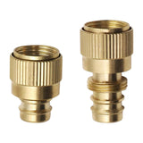 Maxbell Brass Garden Hose Tap Connector Tap Fitting for Spare Parts Replaces Durable 4 Point