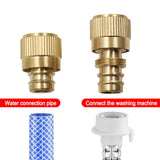 Maxbell Brass Garden Hose Tap Connector Tap Fitting for Spare Parts Replaces Durable 4 Point