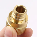 Maxbell Brass Garden Hose Tap Connector Tap Fitting for Spare Parts Replaces Durable 4 Point