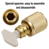 Maxbell Garden Hose Repair Connector for Garden Watering Washing Machine Water Pipe Brass