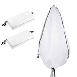 Maxbell Hanging Flower Basket Frost Cover Bag Protect Plants for Outdoor Tree