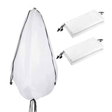 Maxbell Hanging Flower Basket Frost Cover Bag Protect Plants for Outdoor Tree