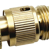 Maxbell Brass Garden Hose Connector 3/4 inch for Lawn Sprinkler Watering Device