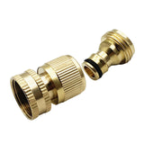 Maxbell Brass Garden Hose Connector 3/4 inch for Lawn Sprinkler Watering Device